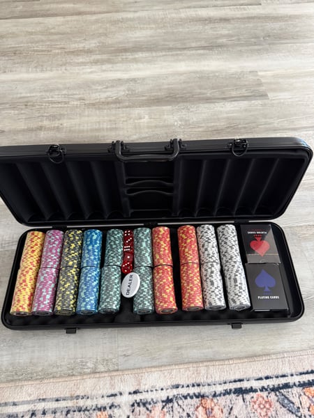 Poker Chip Set with Case